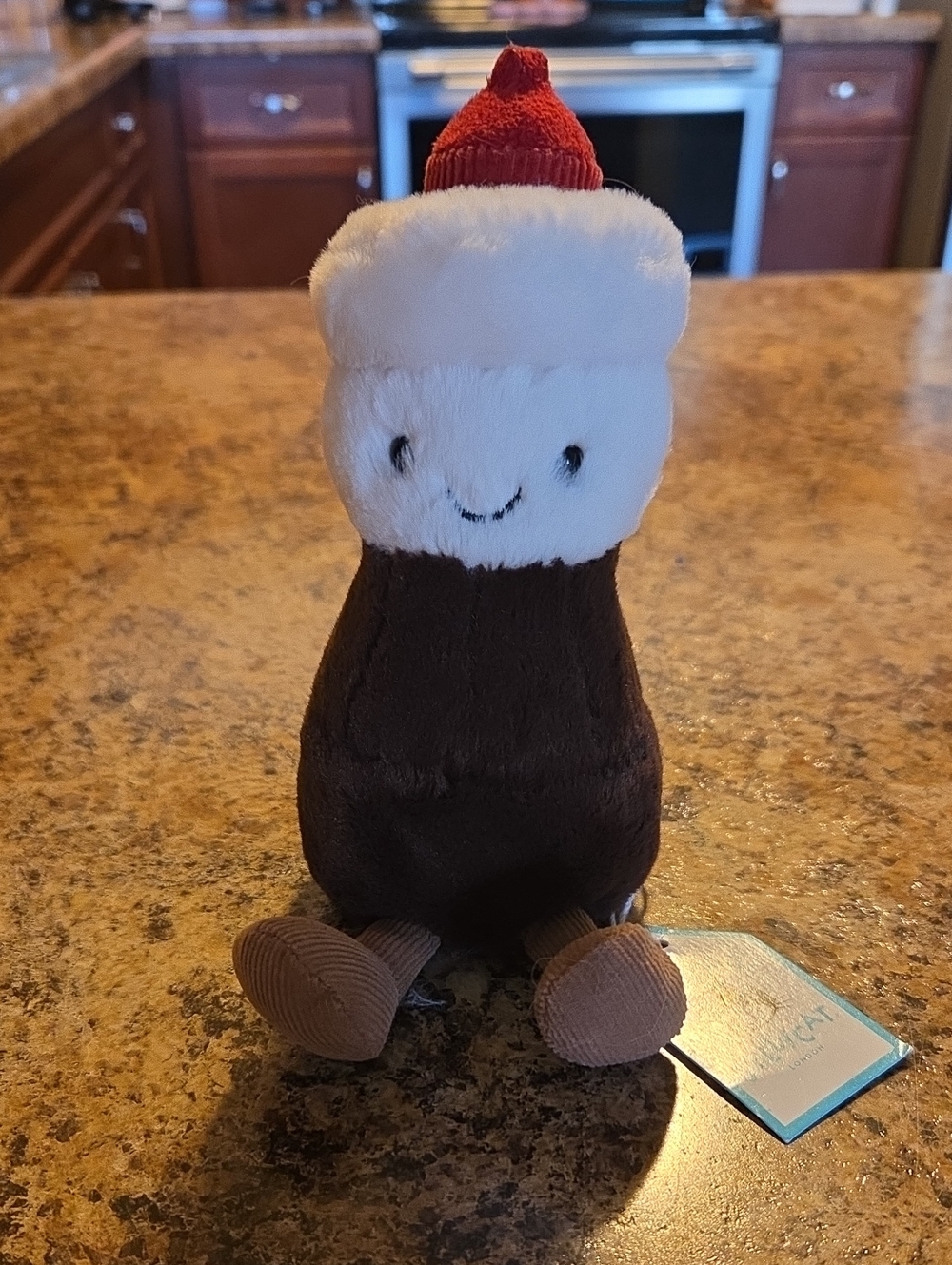 Jellycat Plush  Character Vinegar - White, Brown & Red